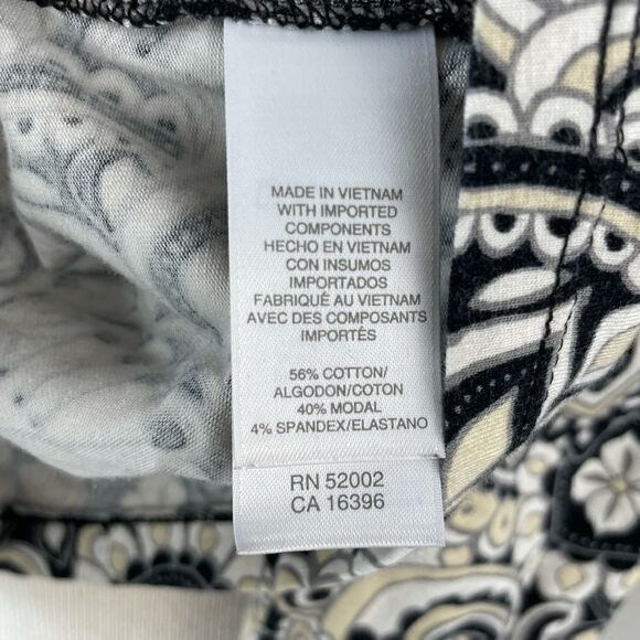 Liz Claiborne Paisley Long Sleev Top Size M EUC - Picture 7 of 7